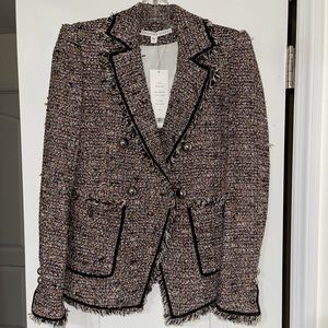 Veronica Beard Multicolor Tweed Blazer